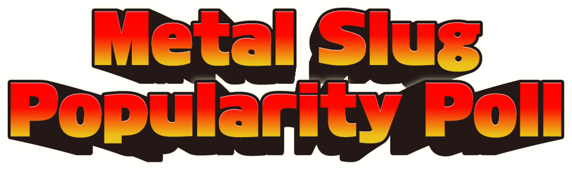 Metal Slug Popularity Poll